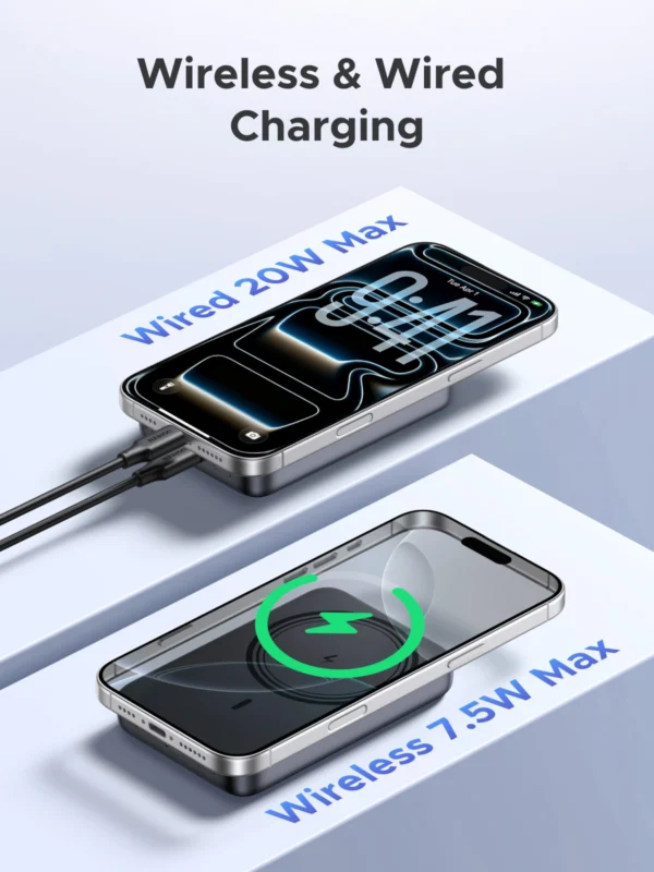 ugreen-10000mah-magnetic-wireless-power-bank-space-gray-legittech.lk