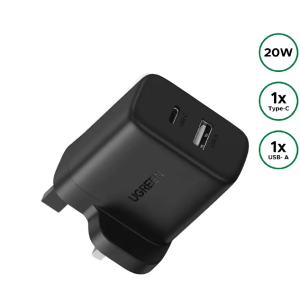 Ugreen 20W dual port charger Sri Lanka, X227 black